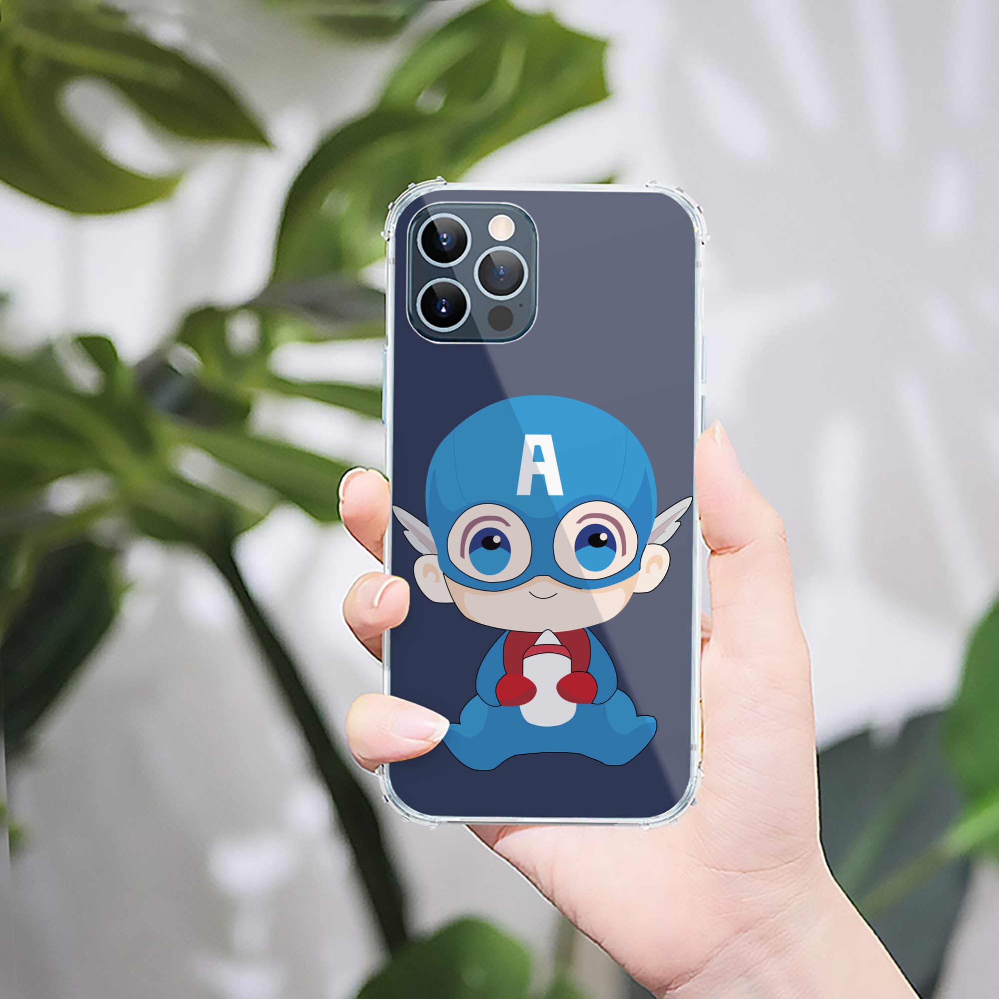 （画像用） アベンジャーズ The Avengers 【iPhone 12シリーズ対応】透明スマホケース（クリアソフトケース）
